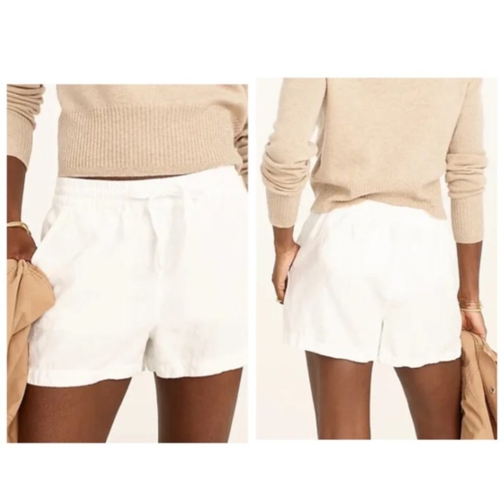 J Crew Seaside short in linen blend